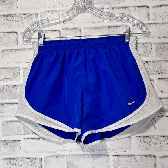 Nike Pants - Nike Women's Athletic Shorts in Blue and White size M